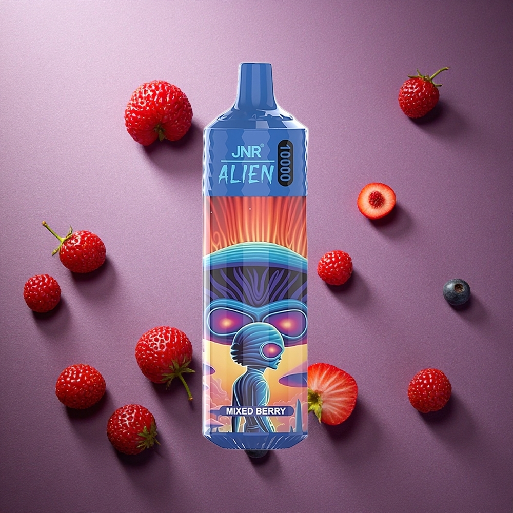 Blandade Bär JNR Alien 10000 Puffs 850mAh 20ml E-vätska Sverige grossist