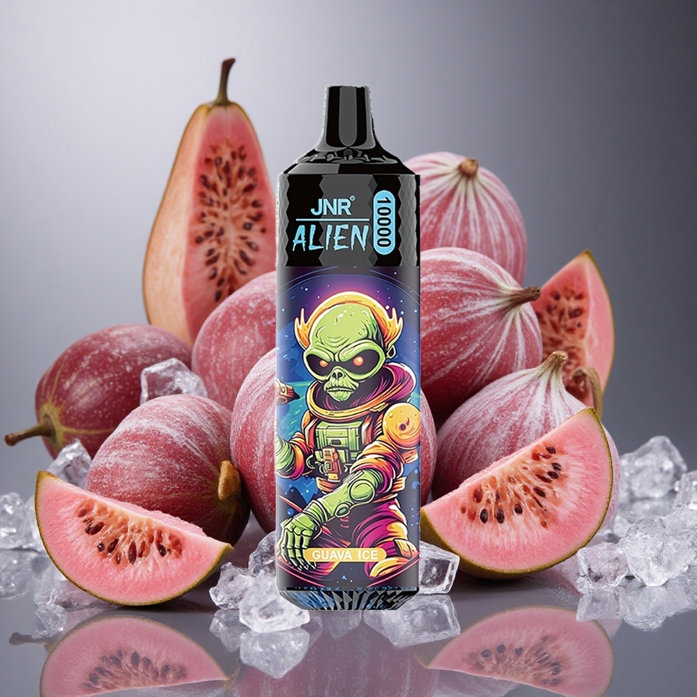 Guava is (Guajava) Brand: JNR Alien 10000 Puffs 850mAh Batterikapacitet 20ml E-vätska Sverige grossist