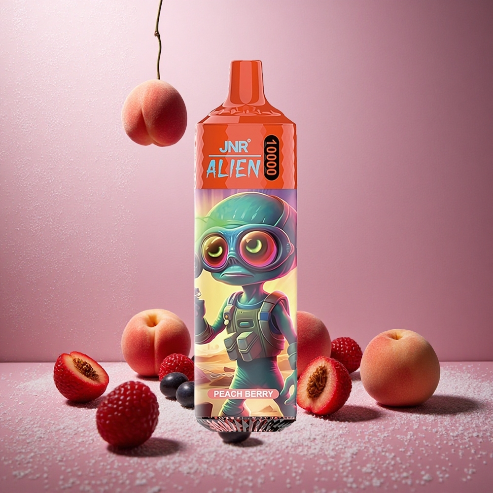 Persika Bär JNR Alien 10000 Puffs 850mAh 20ml E-liquid Sverige grossist
