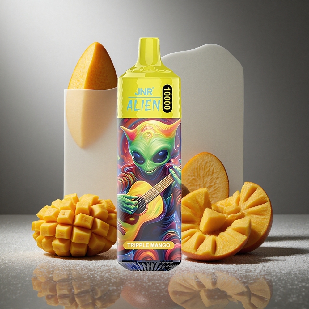 Trippel mango JNR Alien 10000 Puffs 850mAh 20ml E-liquid Sverige grossist