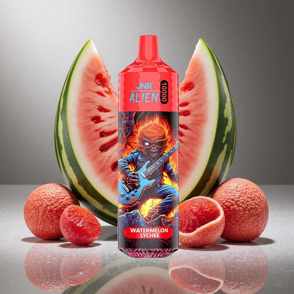Vattenmelon Litchi JNR Alien 10000 Puffs 850mAh 20ml Sverige grossist