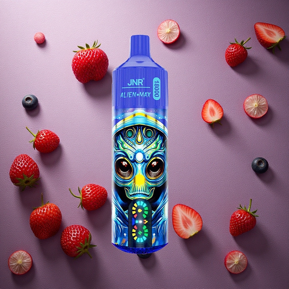 Blandade Bär JNR Alien Max 18000 Puffs Smart LED Display Typ-C Snabbuppladdning Sverige grossist