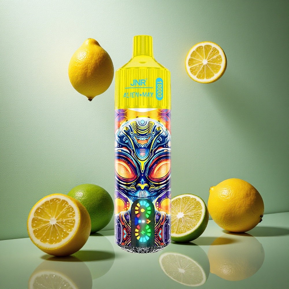 Citron & Lime JNR Alien Max 18000 Puffs Smart LED-display Dual Mesh Coil Sverige grossist
