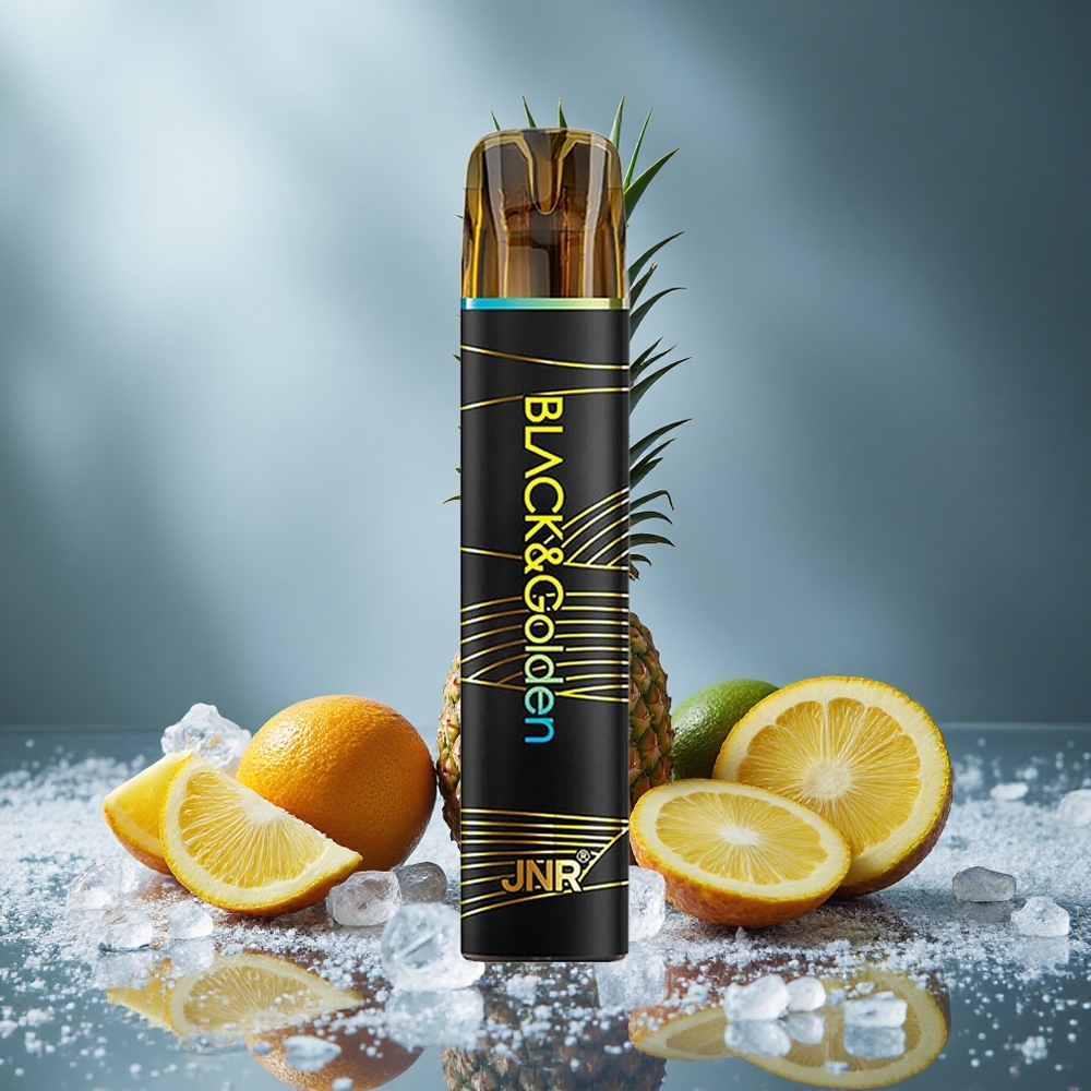 Ananas Is JNR Black&Golden 800 Puffs 2ml E-Liquid Sverige grossist