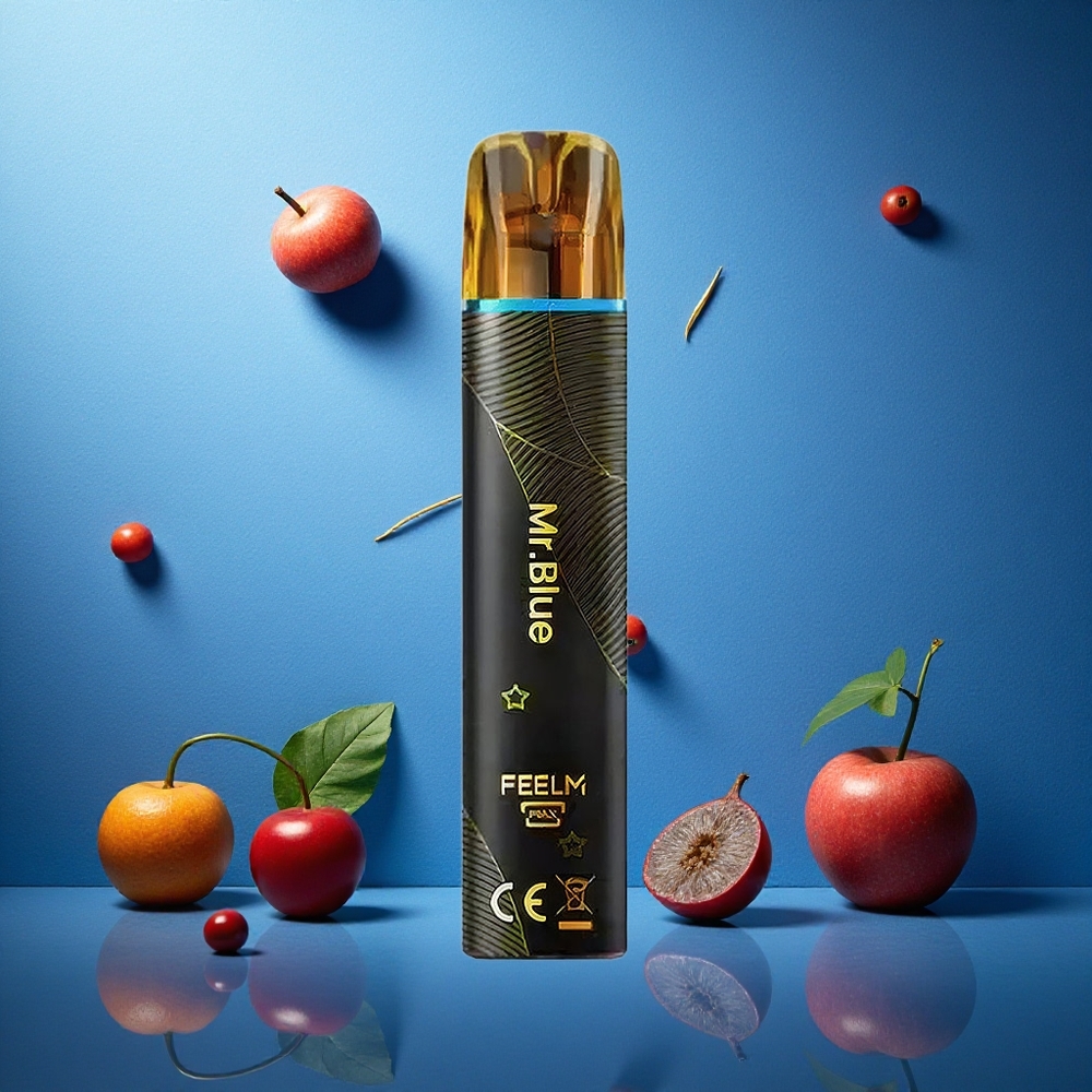 Blå JNR Black&Golden 800 Puffs 550mAh Batterikapacitet Sverige grossist