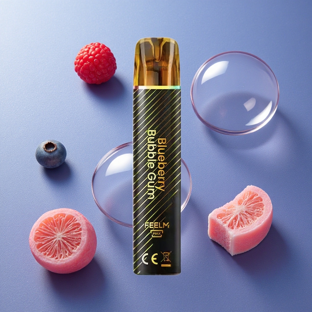 Blåbär Tuggummi JNR Black&Golden 800 Puffs 2% Nikotin Sverige grossist