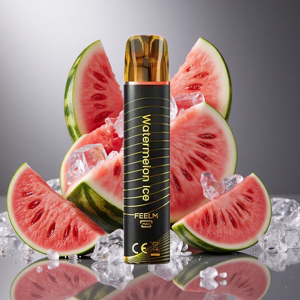 Vattenmelon Is JNR Black&Golden 800 Puffs 550mAh Batterikapacitet Sverige grossist
