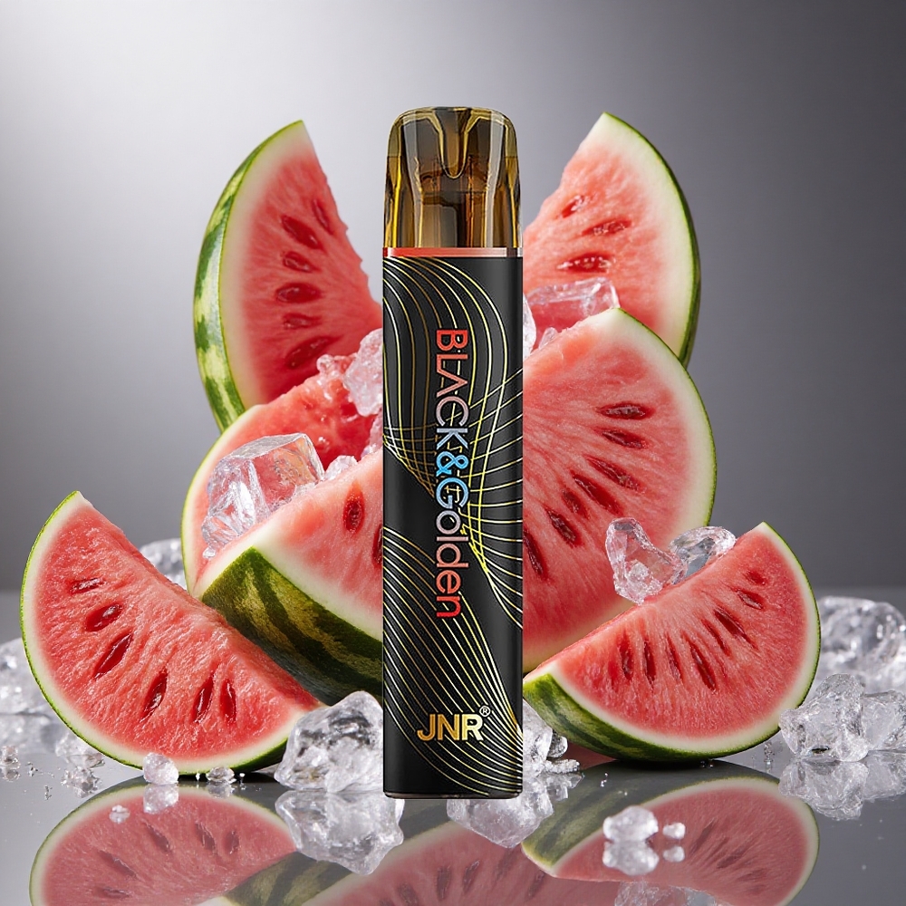 Vattenmelon Is JNR Black&Golden 800 Puffs 550mAh Batterikapacitet Sverige grossist