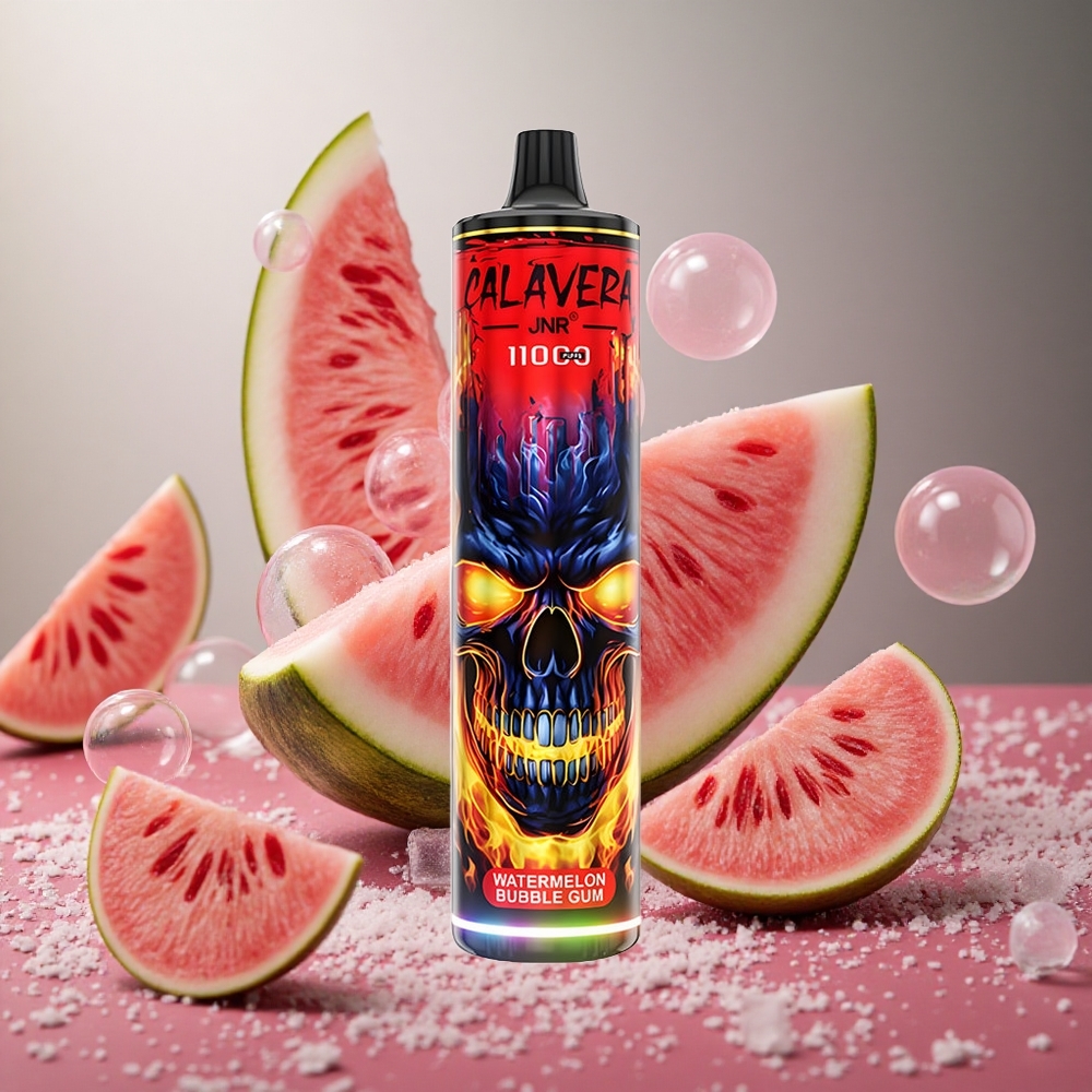 Fruktig Bubbligt Tuggummi JNR Calavera 11000 Puffs 21ml E-Liquid Kapacitet 850 mAh Batteri Sverige grossist