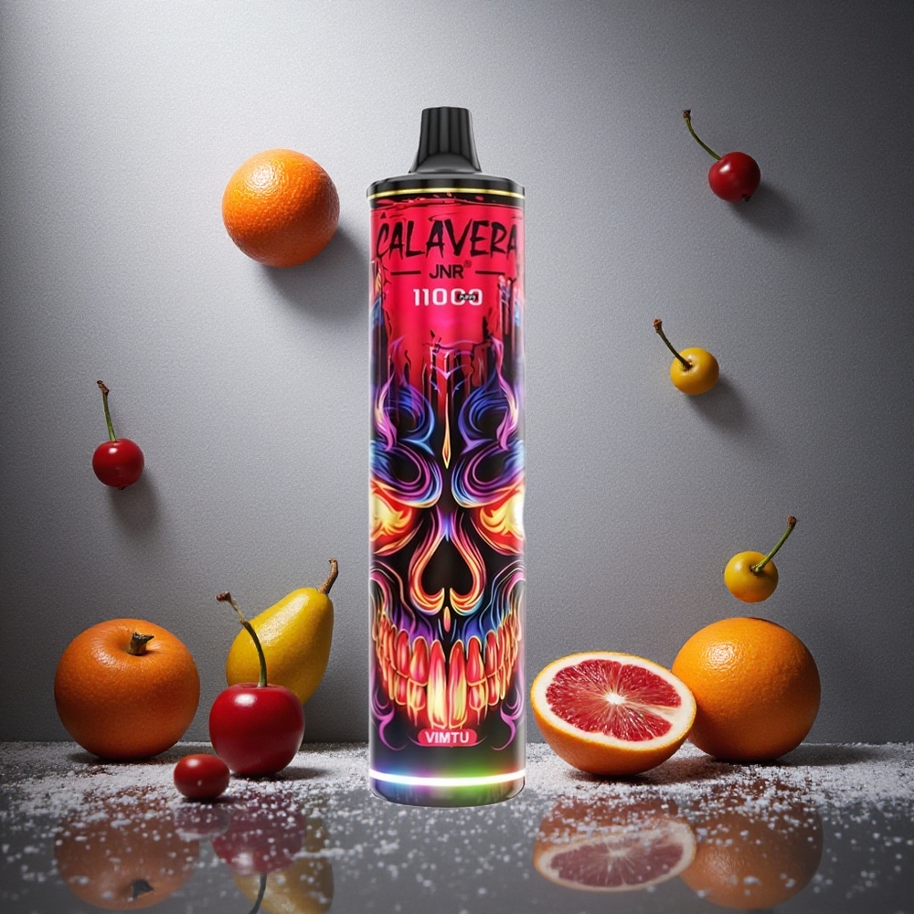 Original Smak JNR Calavera 11000 Puffs Typ-C-laddningsport 21ml E-Vätska Kapacitet Sverige grossist