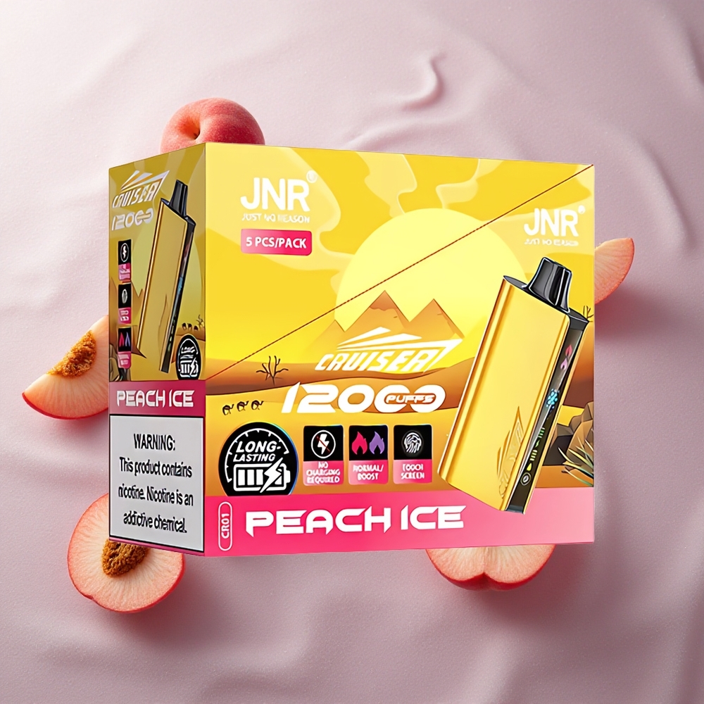 Persikais Brand JNR Cruiser 12000 Puffs Inbyggd 3500 mAh Batteri Sverige grossist