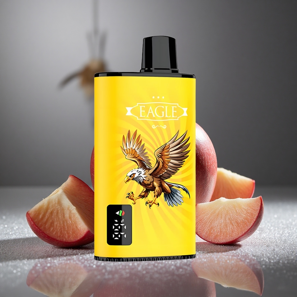 Dubbel Äpple JNR EAGLE Smart 23000 Puffs Digital Skärm Justerbar Luftflöde Sverige grossist