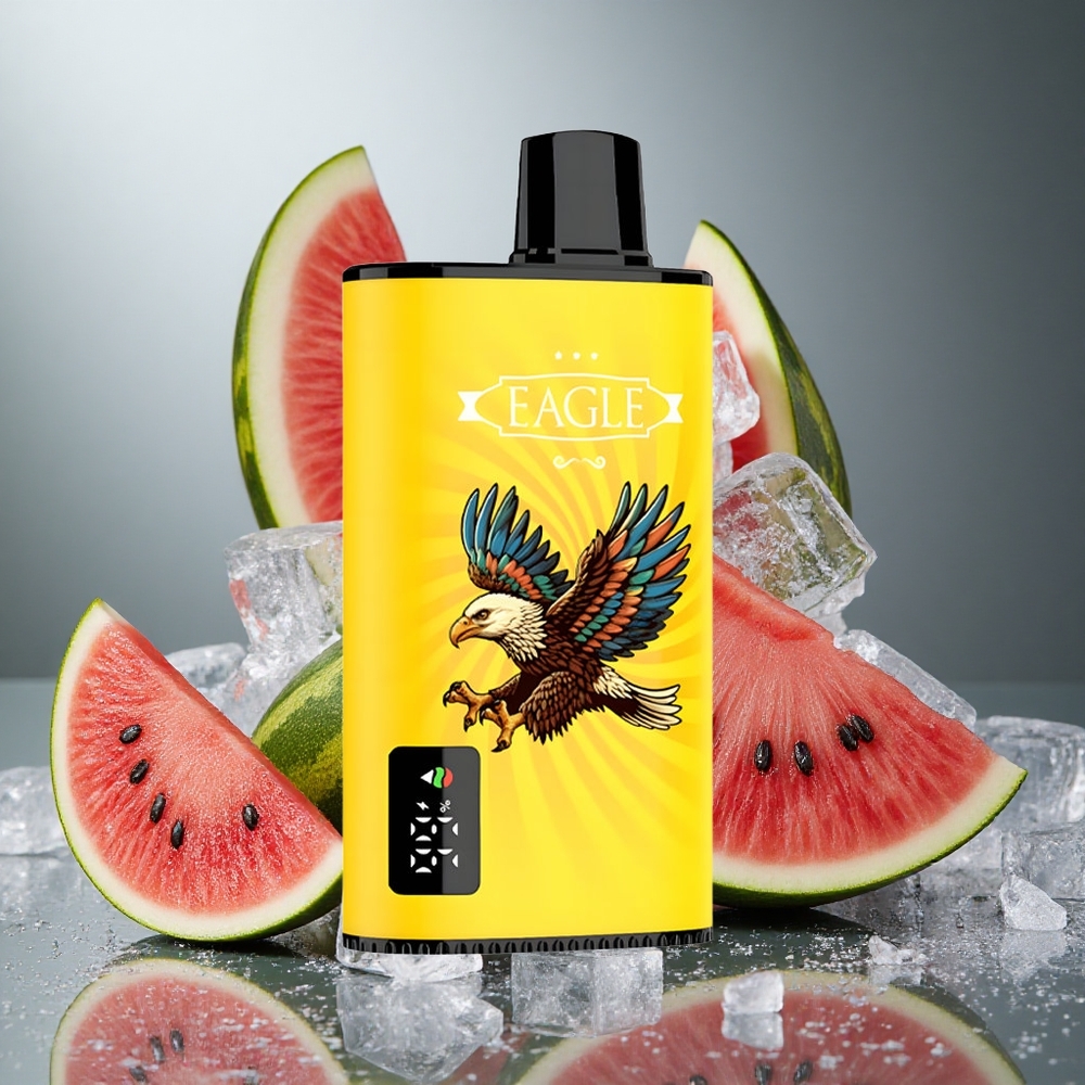 Kiwifrukt Vattenmelon Is JNR EAGLE Smart 23000 Puffs Justerbar Luftflöde Digital Skärm Sverige grossist