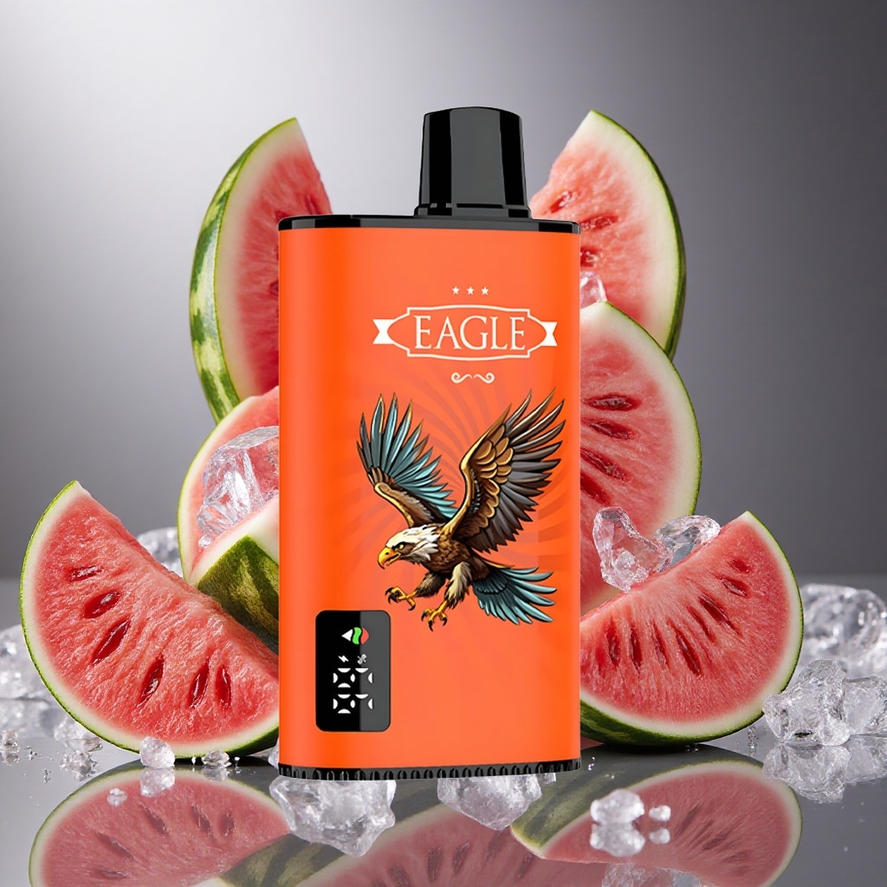 Vattenmelon Is JNR EAGLE Smart 23000 Puffs Digital Skärm Justerbar Luftflöde Sverige grossist