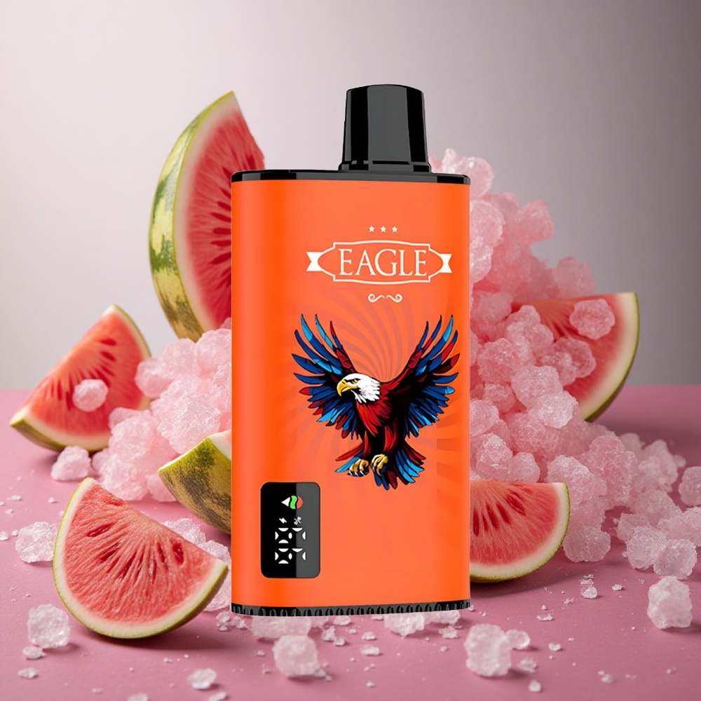 Vattenmelon Tuggummi JNR EAGLE Smart 23000 Puffs Justerbar Luftflöde Digital Skärm Sverige grossist