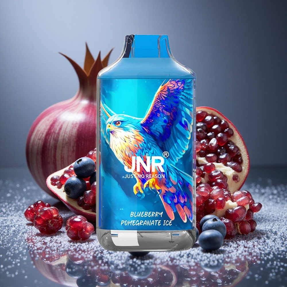 Blåbär Granatäpple Is JNR Falcon 16000 Puffs 850 mAh Smart LED Display Sverige grossist