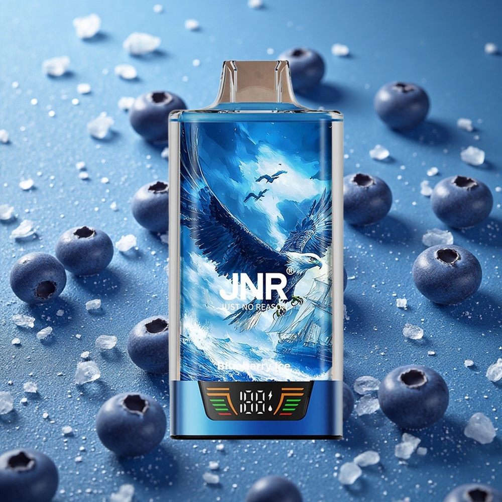 Blåbär Is JNR Falcon Pro 28000 Engångs Vape 28000 Puffs 30ml Fyllning Sverige grossist