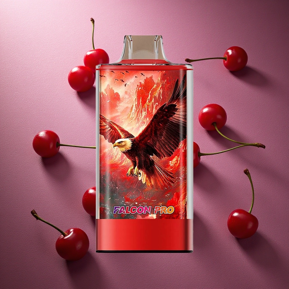Körsbär Bär JNR Falcon Pro 28000 30ml Förfylld Kapacitet Smart Display Sverige grossist