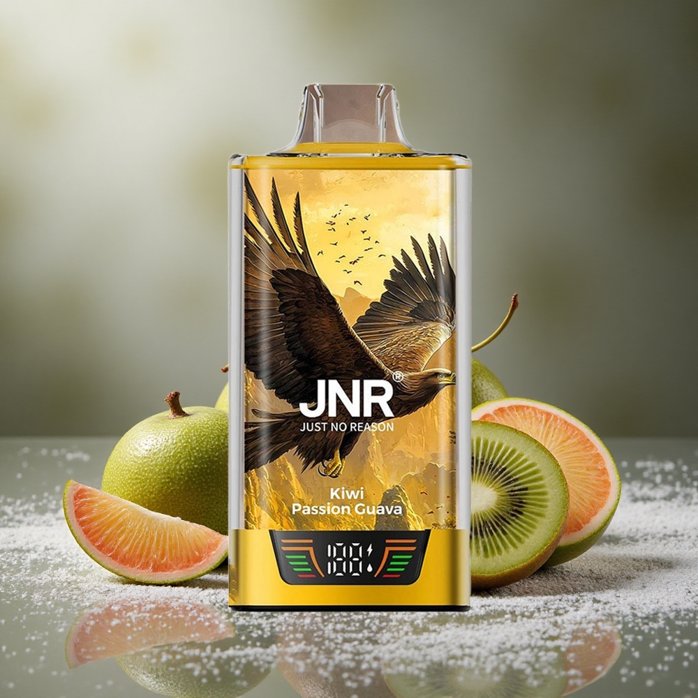 Kiwi Passion Guava JNR Falcon Pro 28000 Engångs Vape 30ml Förfylld Kapacitet 28000 Puffs Sverige grossist