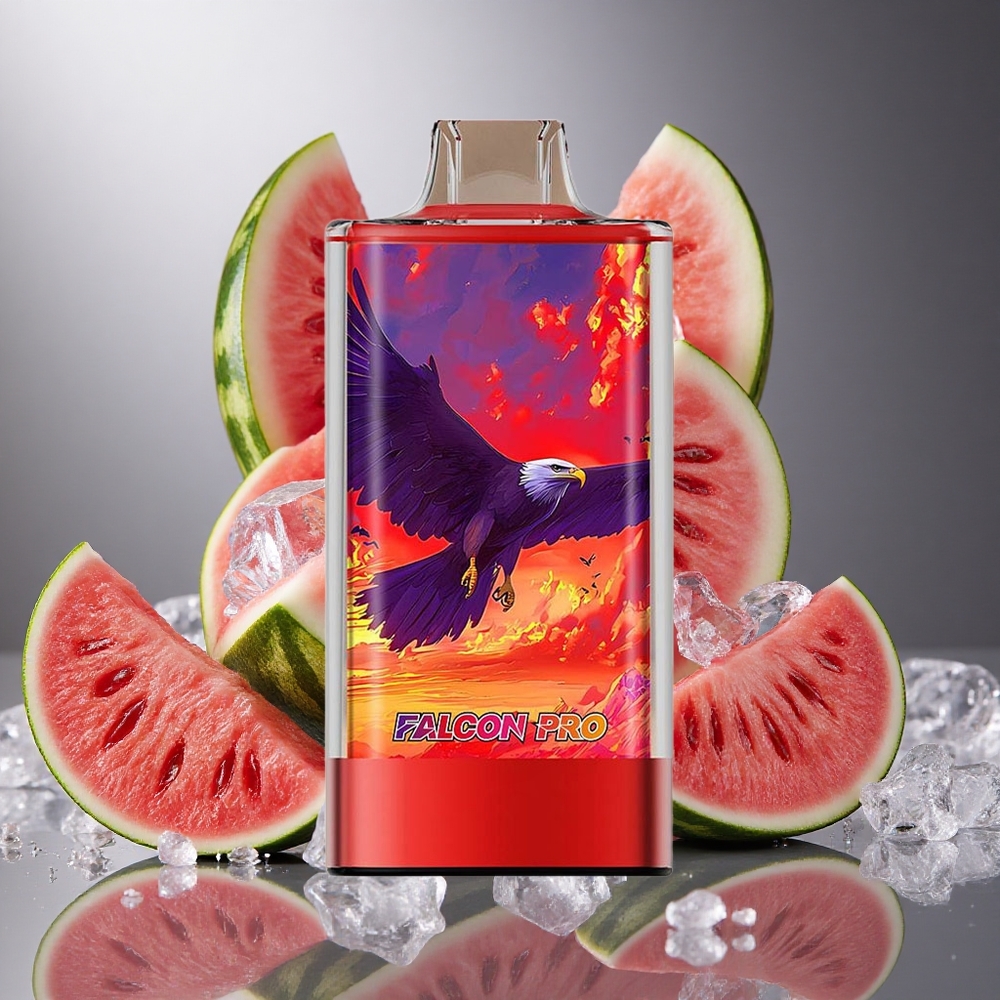Vattenmelon Is JNR Falcon Pro 28000 Engångs Vape 28000 Drag 30ml Förfylld Kapacitet Sverige grossist