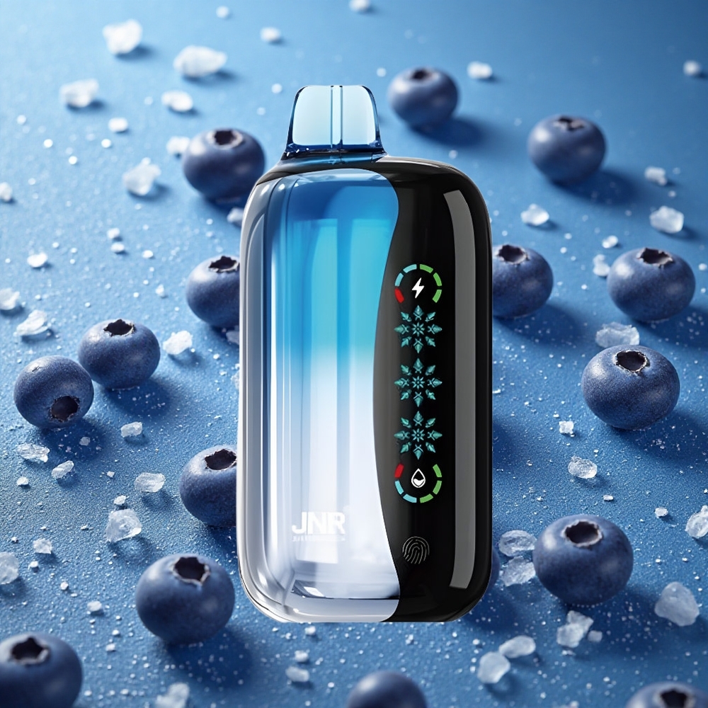 Blåbär Is JNR Flex Ice 21000 Puffs Justerbar Luftflöde Sverige grossist