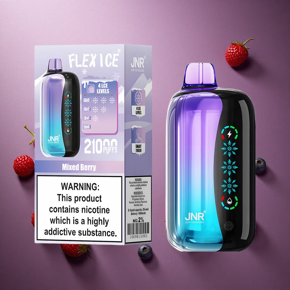 Blandade Bär JNR Flex Ice 21000 Puffs Justerbar Is Touch Screen Sverige grossist