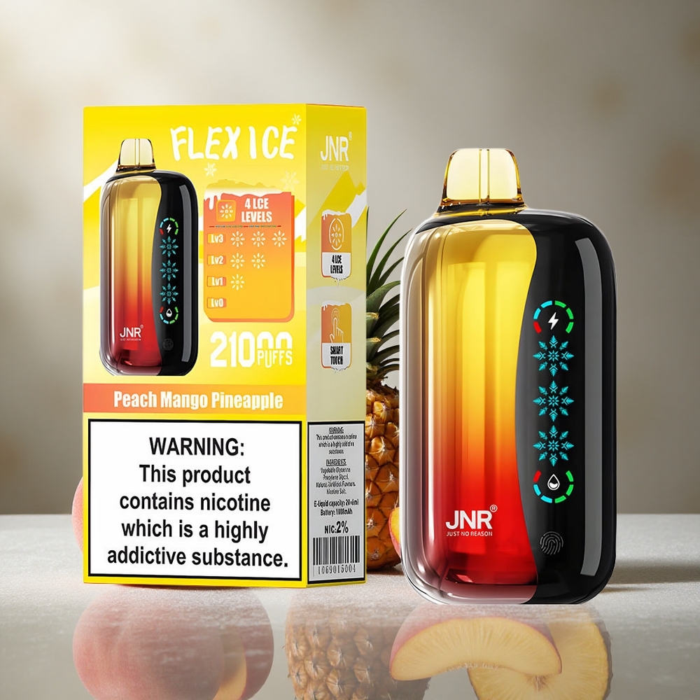 Persika Mango Ananas JNR Flex Ice 21000 Puffs Typ-C Sverige grossist