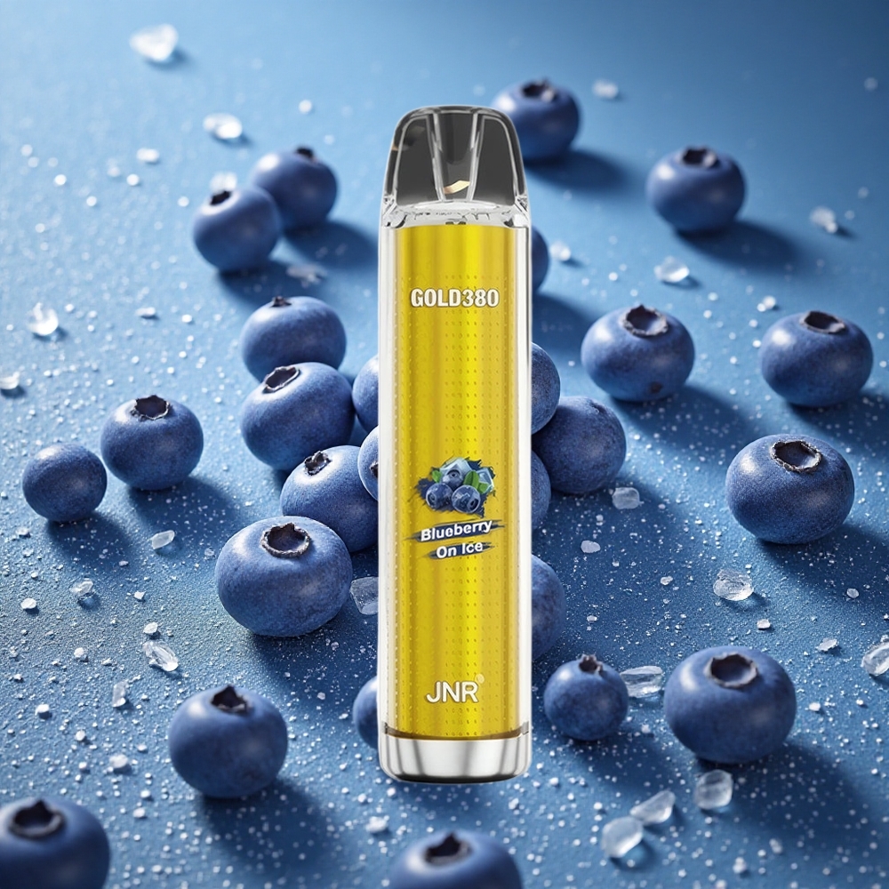 Blåbär På Is JNR Gold380 6000 Puffs 1500mAh Batteri 13ml E-vätska Sverige grossist