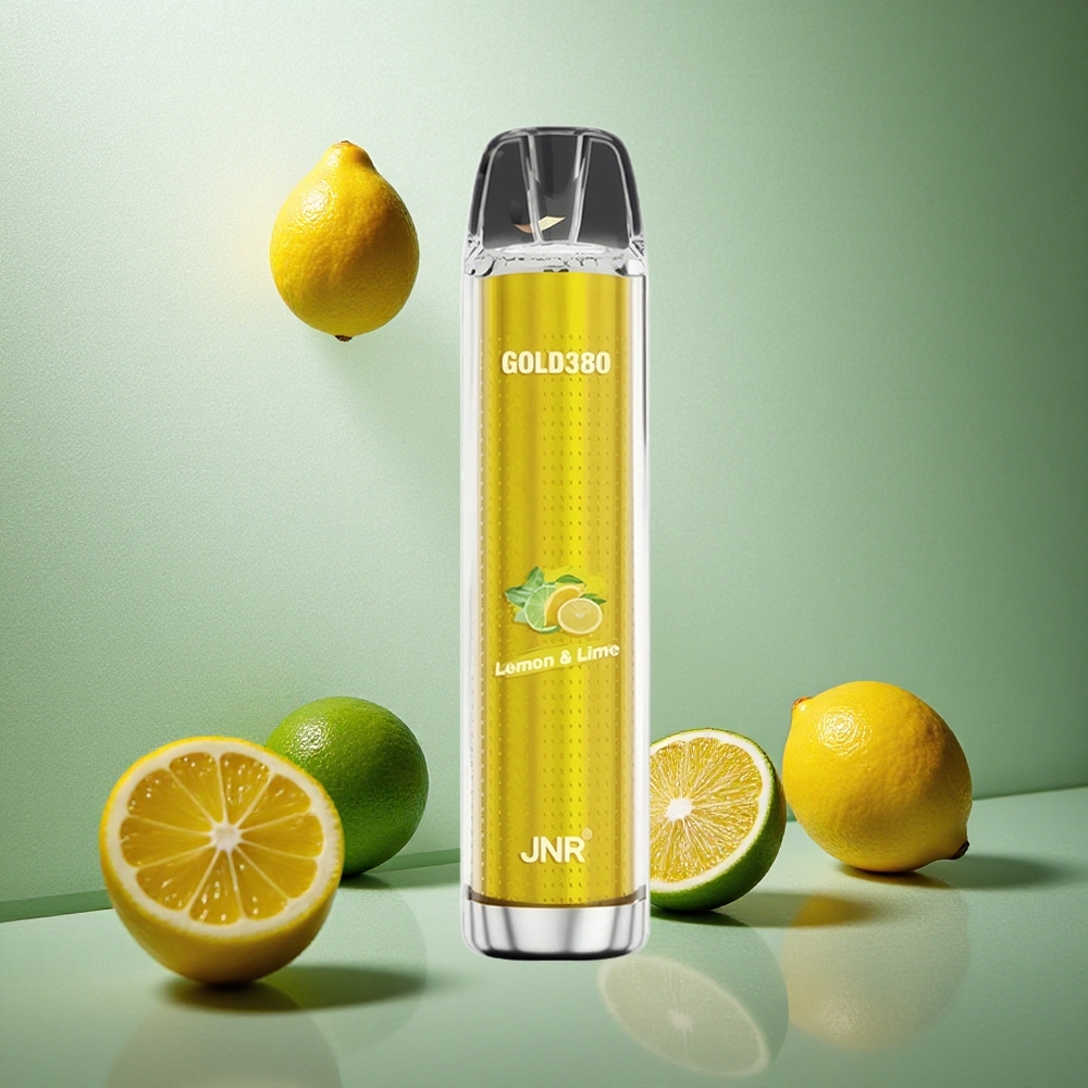 Citron Lime JNR Gold380 6000 Puffs 13ml e-Liquid 1.0ohm Mesh Coil Sverige grossist