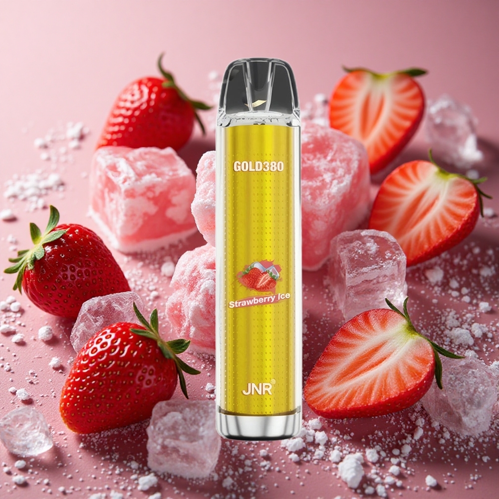 Jordgubb Is JNR Gold380 6000 Puffs 1500mAh Sverigegrossist