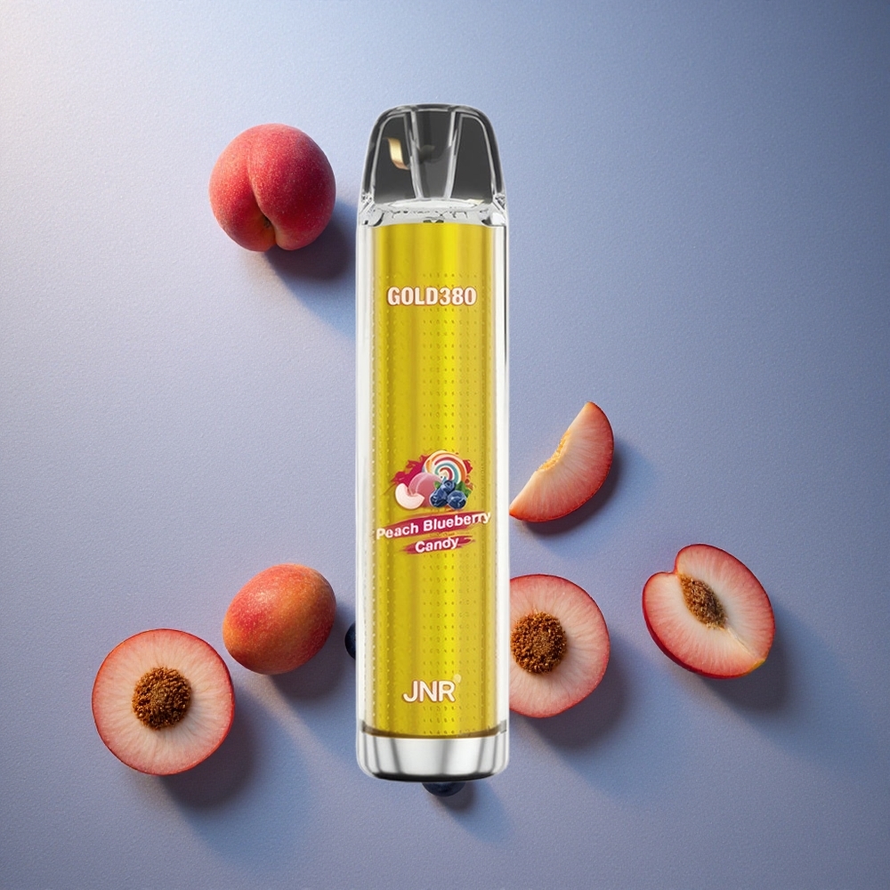 Persika Blåbär JNR Gold380 6000 Puffs 1500mAh 13ml Sverige grossist