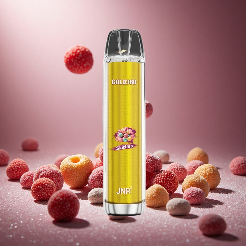 Skittles Smaker JNR Gold380 6000 Puffs 13ml E-vätska Sverige grossist