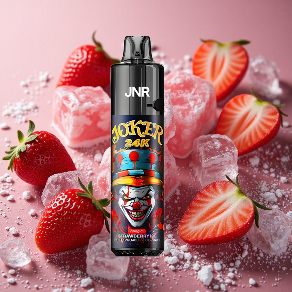 Jordgubb Is JNR Joker 24000 Puffs 2% Nikotin 800mAh Sverige grossist