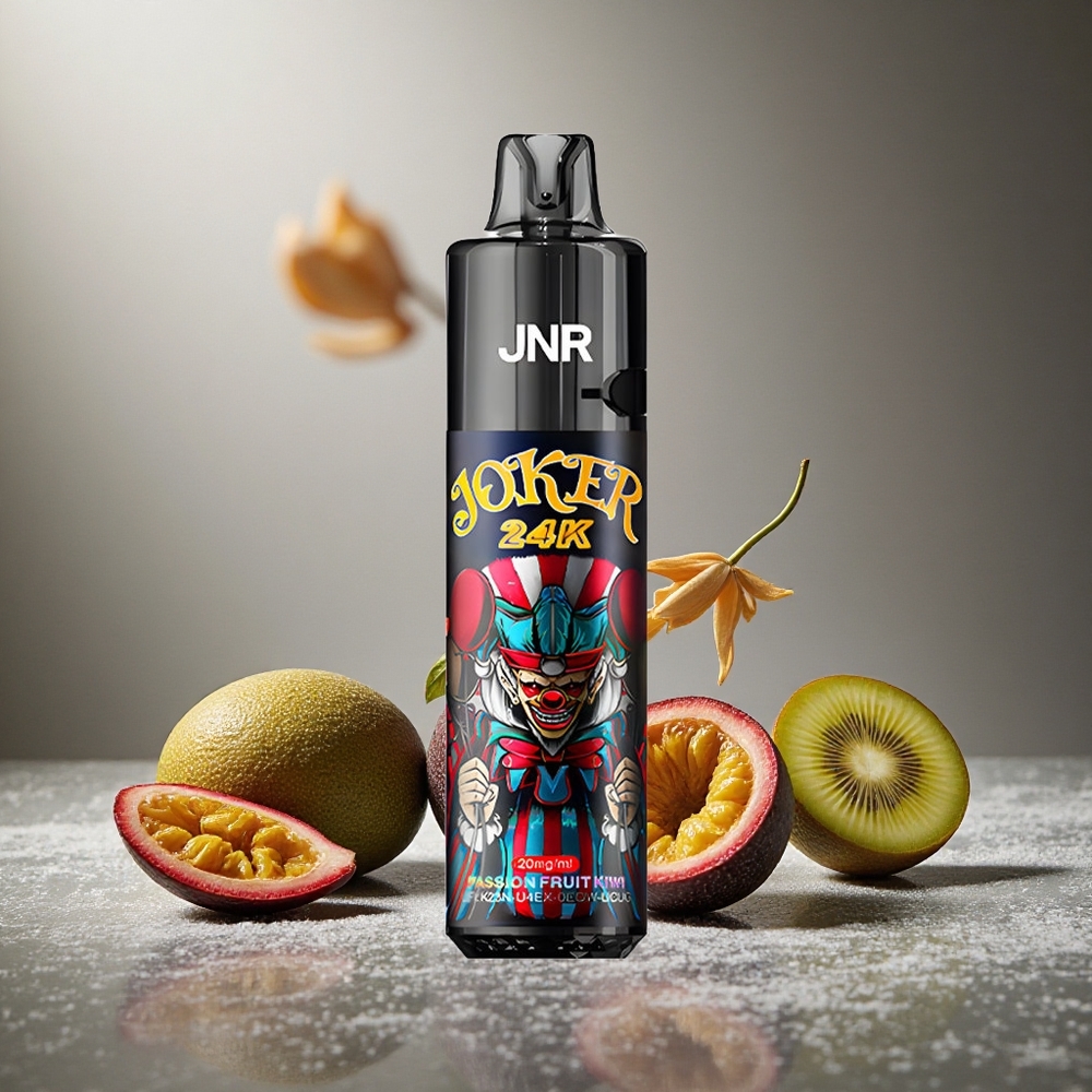 Passionsfrukt Kiwi JNR Joker 24K Puffs 800mAh Batteri Typ-C-laddning Sverige grossist