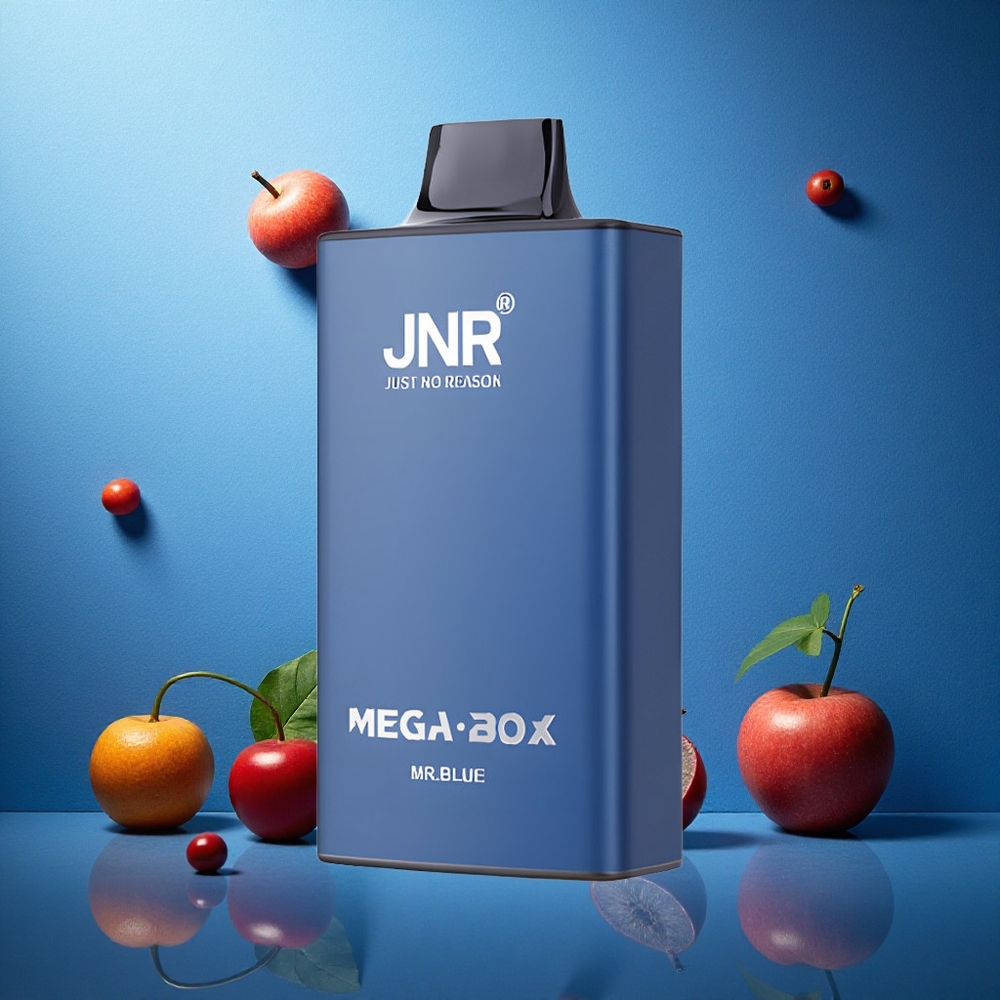 Blå JNR Mega Box 25000 Puffs Typ-C Snabbuppladdning Sverige grossist
