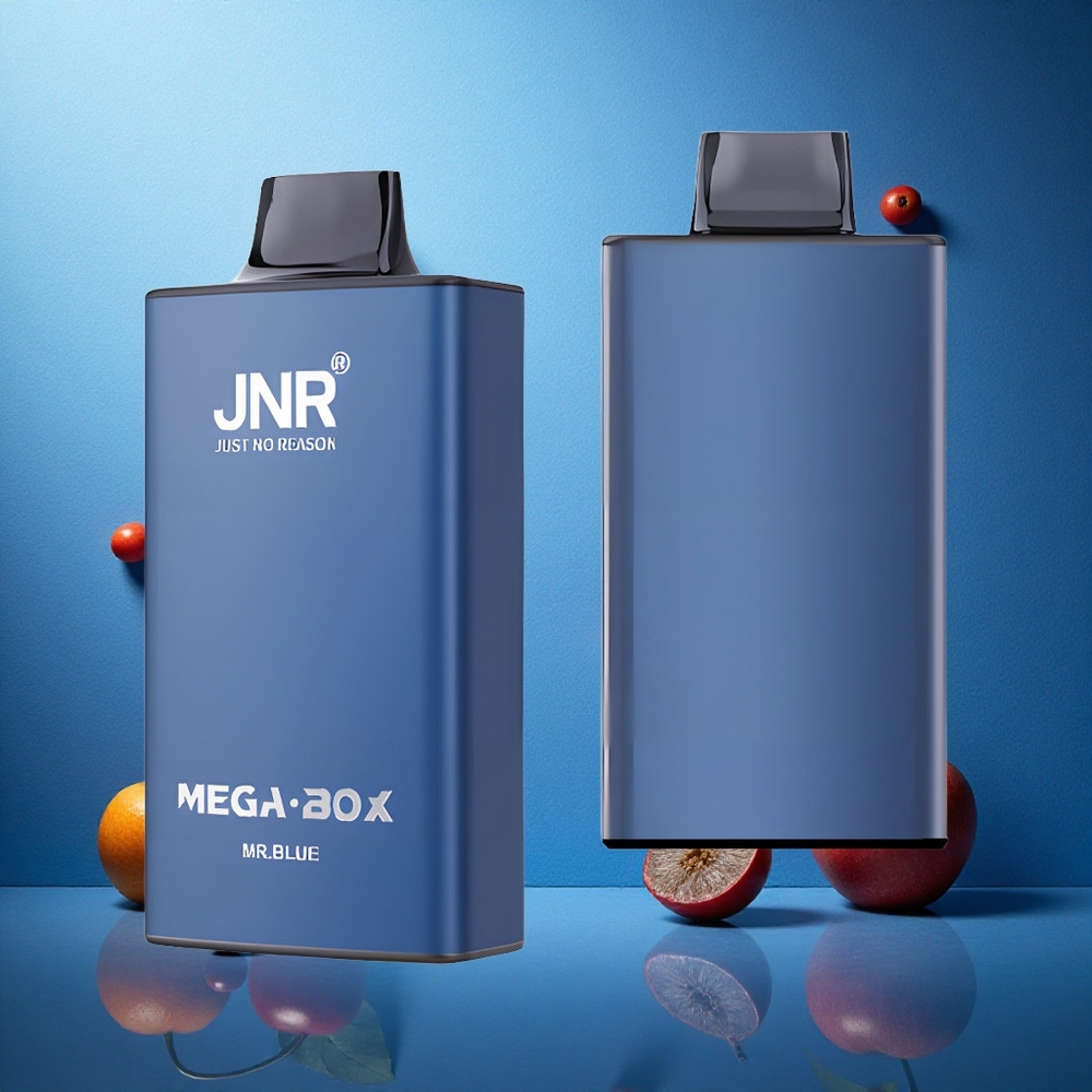 Blå JNR Mega Box 25000 Puffs Typ-C Snabbuppladdning Sverige grossist