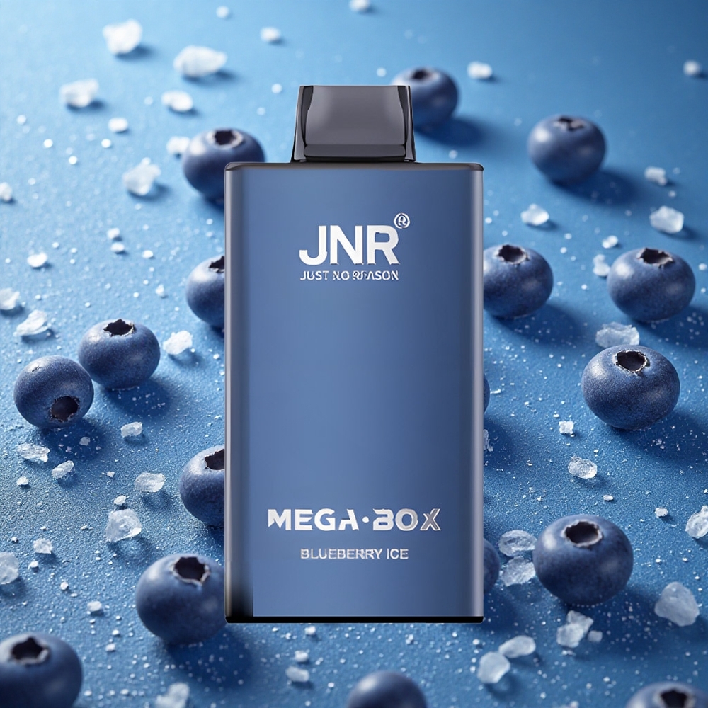Blåbär Is JNR Mega Box 25000 Puffs 30ml E-vätska Sverige grossist