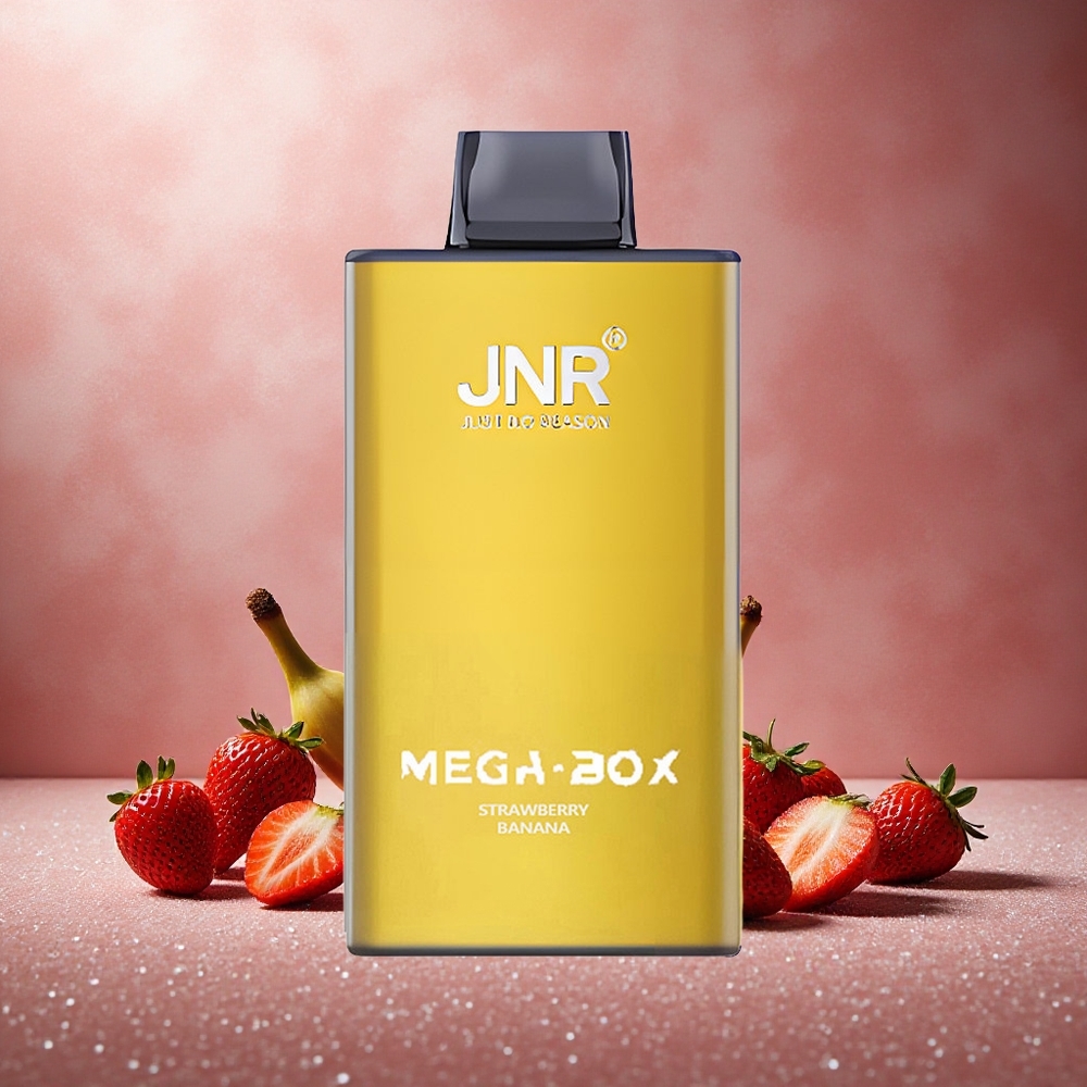 Jordgubb Banan JNR Mega Box 25000 Puffs 30ml E-liquid Sverige grossist