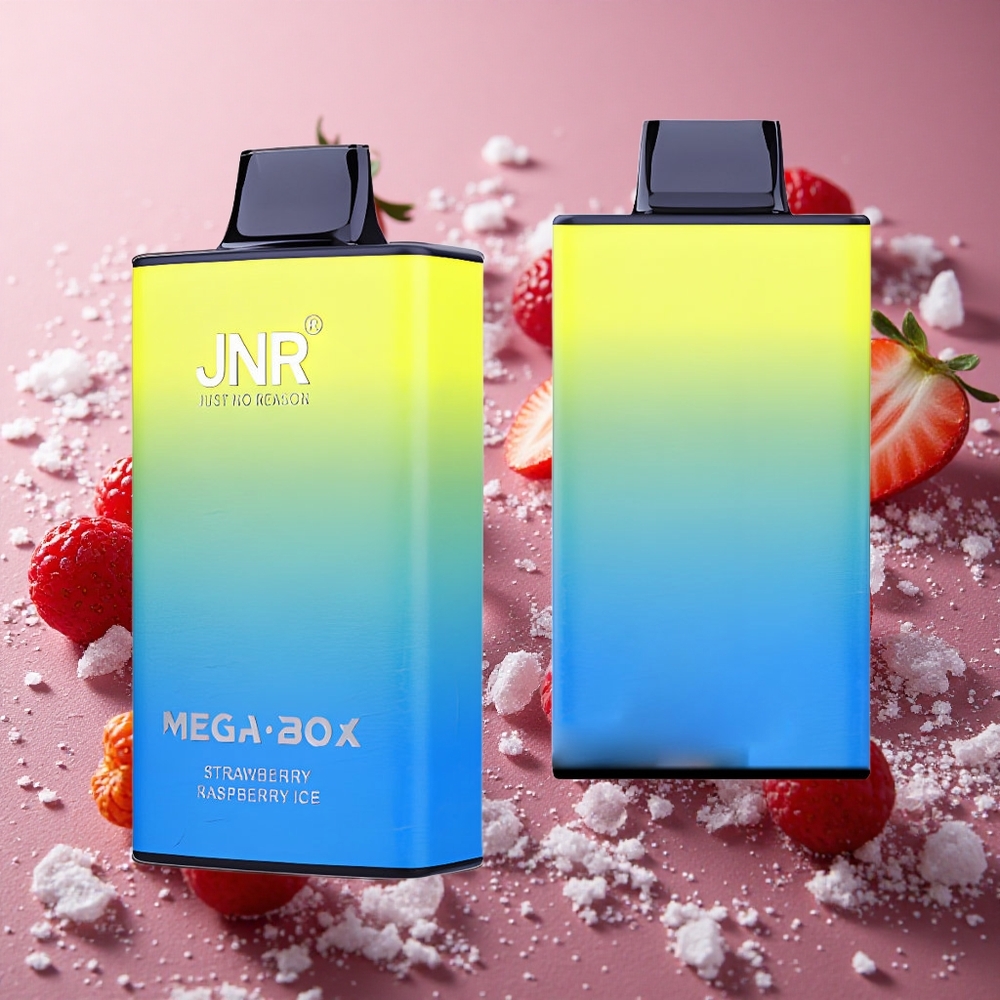 Jordgubb Hallon Is JNR Mega Box 25000 Puffs 30ml E-liquid Sverige grossist