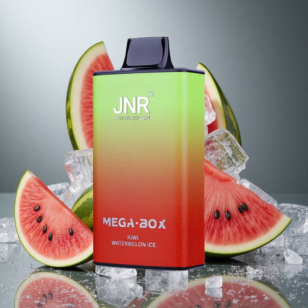 Kiwi Vattenmelon Is JNR Mega Box 25000 Puffs Typ-C Snabbuppladdning Sverige grossist