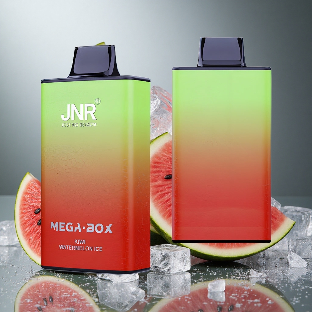 Kiwi Vattenmelon Is JNR Mega Box 25000 Puffs Typ-C Snabbuppladdning Sverige grossist