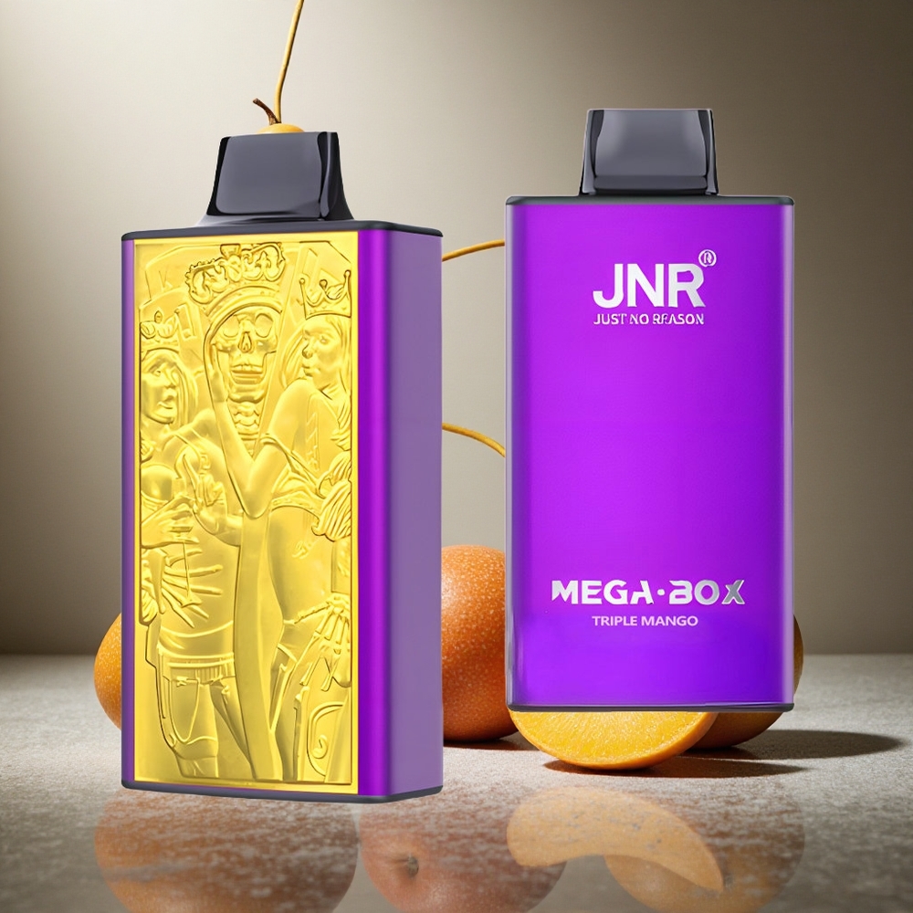 Trippel Mango JNR Mega Box 25000 Puffs 30ml E-vätska Dual Mesh Coil Sverige grossist