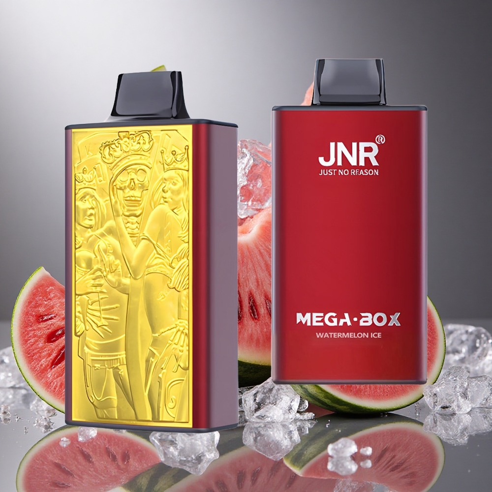 Vattenmelon Is JNR Mega Box 25000 Puffs 30ml E-vätska Dual Mesh Coil Sverige grossist