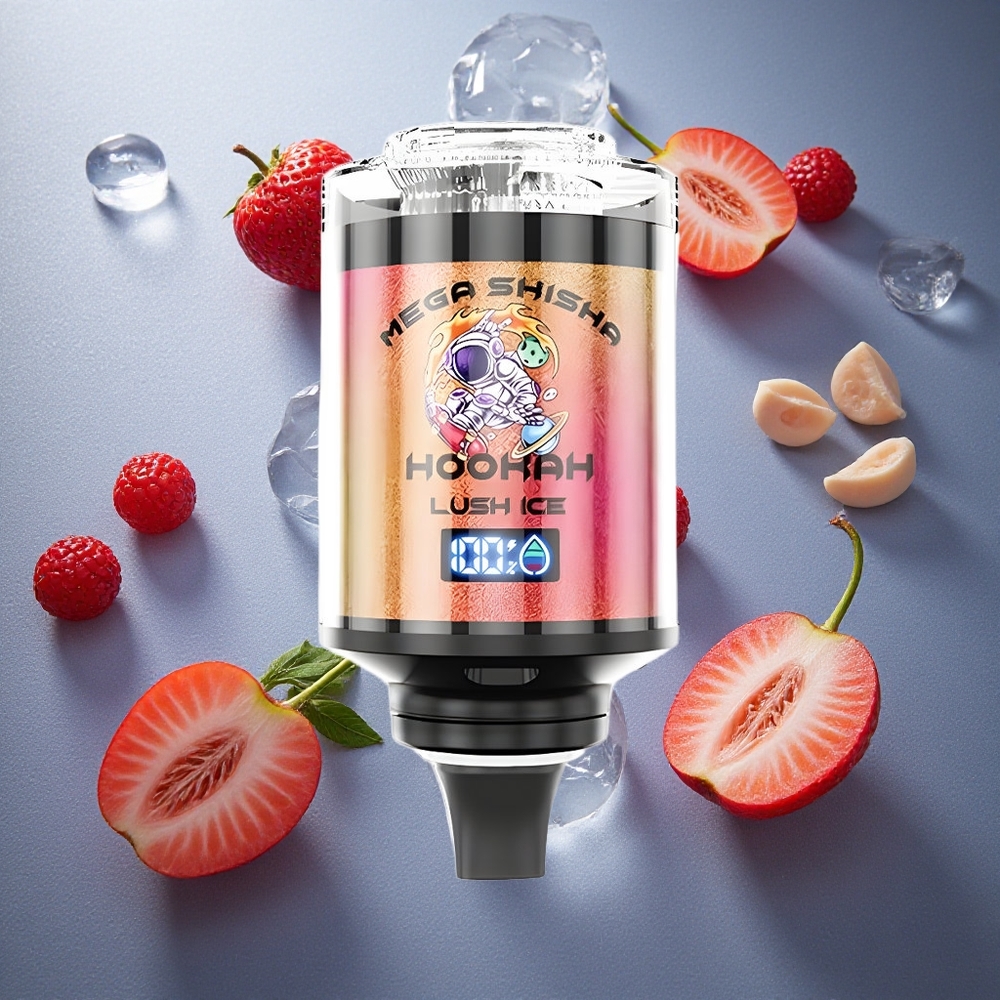 Lush Is (Is) JNR Mega Shisha Hookah 100 000 Puffs 60ml e-Liquid Kapacitet Sverige grossist