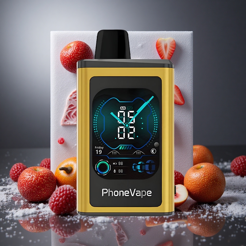 Fucking Fab (Jättekul) JNR PhoneVape 30000 Puffs Engångs Vape Typ-C Laddningsbar Batteri Justerbar Luftflöde Sverige grossist