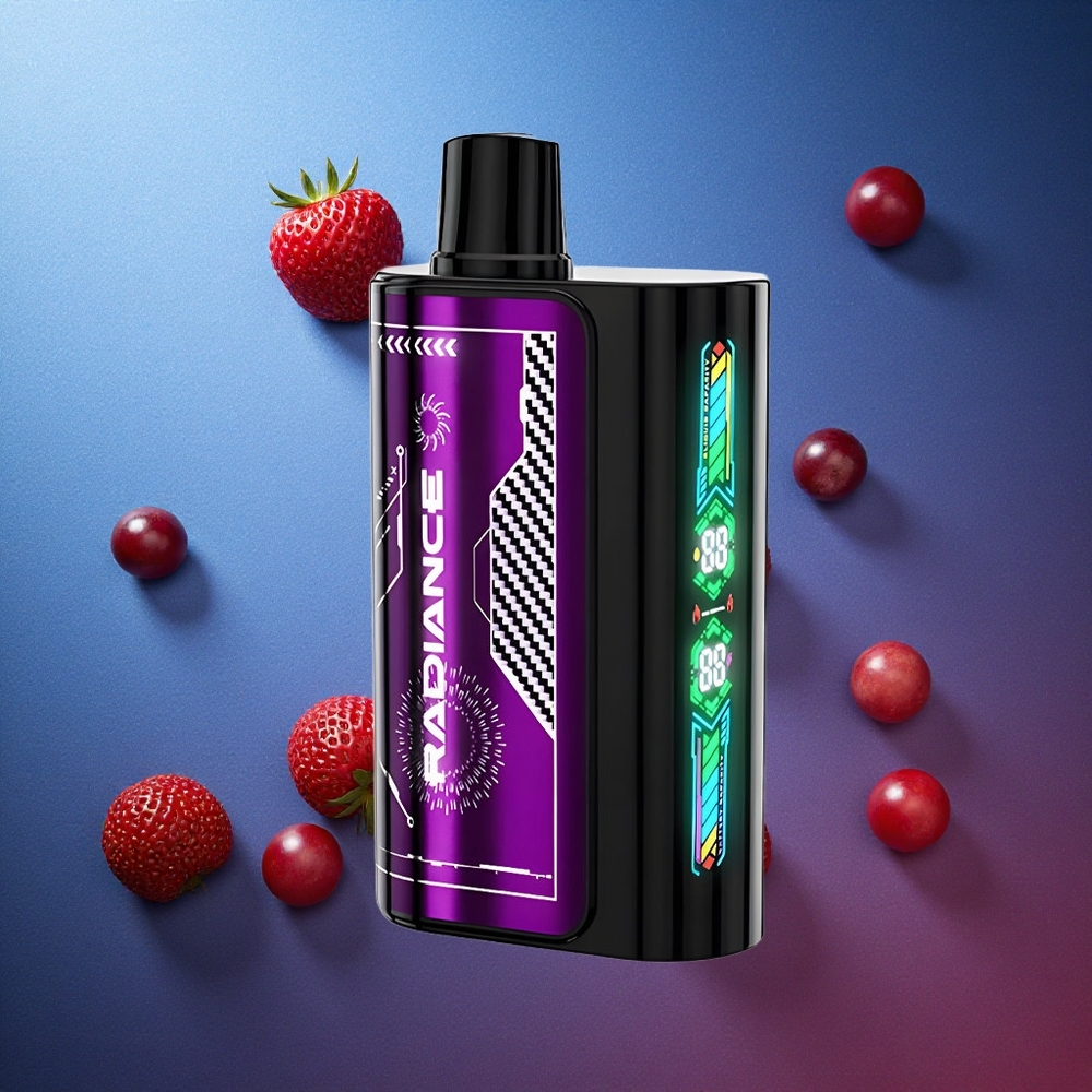 Blå Hallon Körsbär JNR Radiance 31000 Puffs Dual Mesh Coil Sverige grossist
