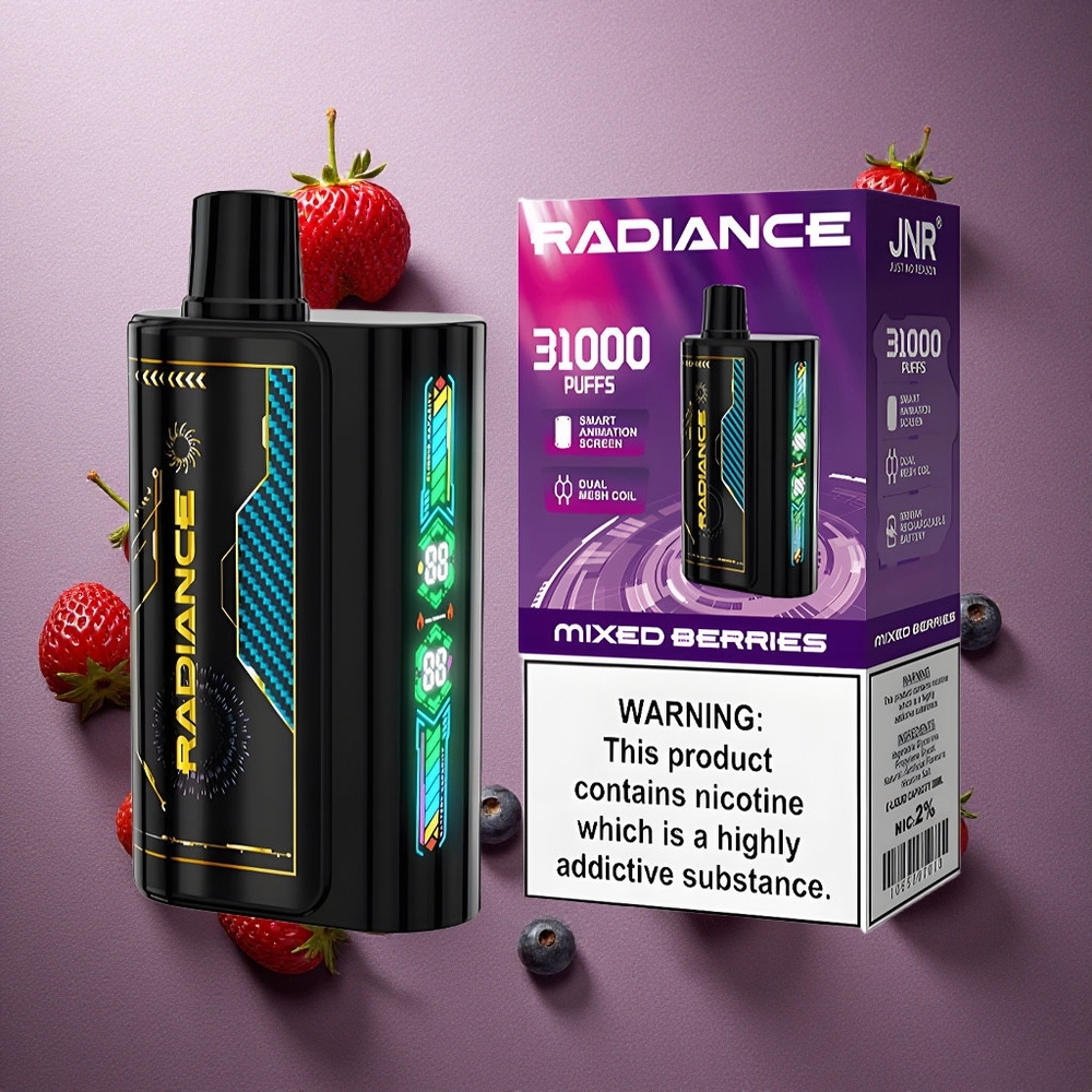 Blandade Bär JNR Radiance 31000 Puffs Uppladdningsbart Batteri Sverige grossist