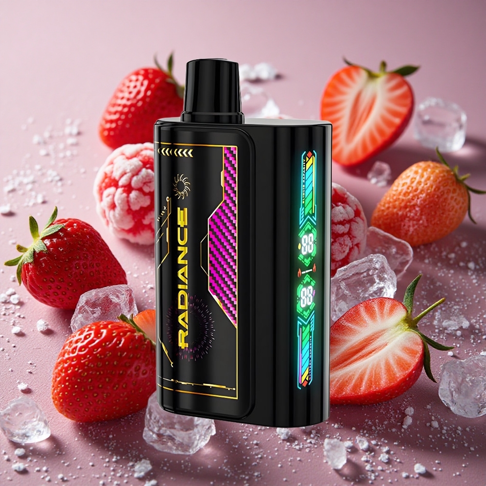 Jordgubb Is JNR Radiance 31000 Puffs 28ml Sverige grossist