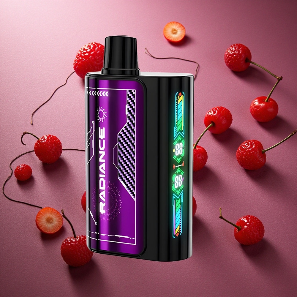 Körsbär Bär JNR Radiance 31000 Puffs Typ-C Laddning Sverige grossist