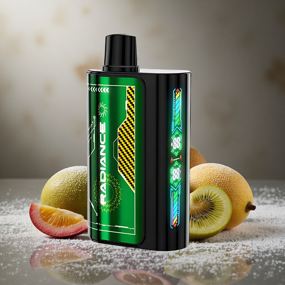 Passionsfrukt Kiwi JNR Radiance 31000 Puffs Smart Animation Screen Sverige grossist